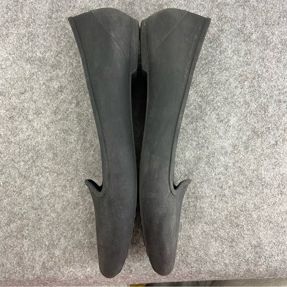 CROCS Eve Pointed Toe Black Slip On Ballet Flats Women’s Size 10 - Picture 4 of 6